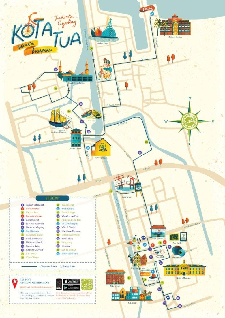 რუკა kota Jakarta