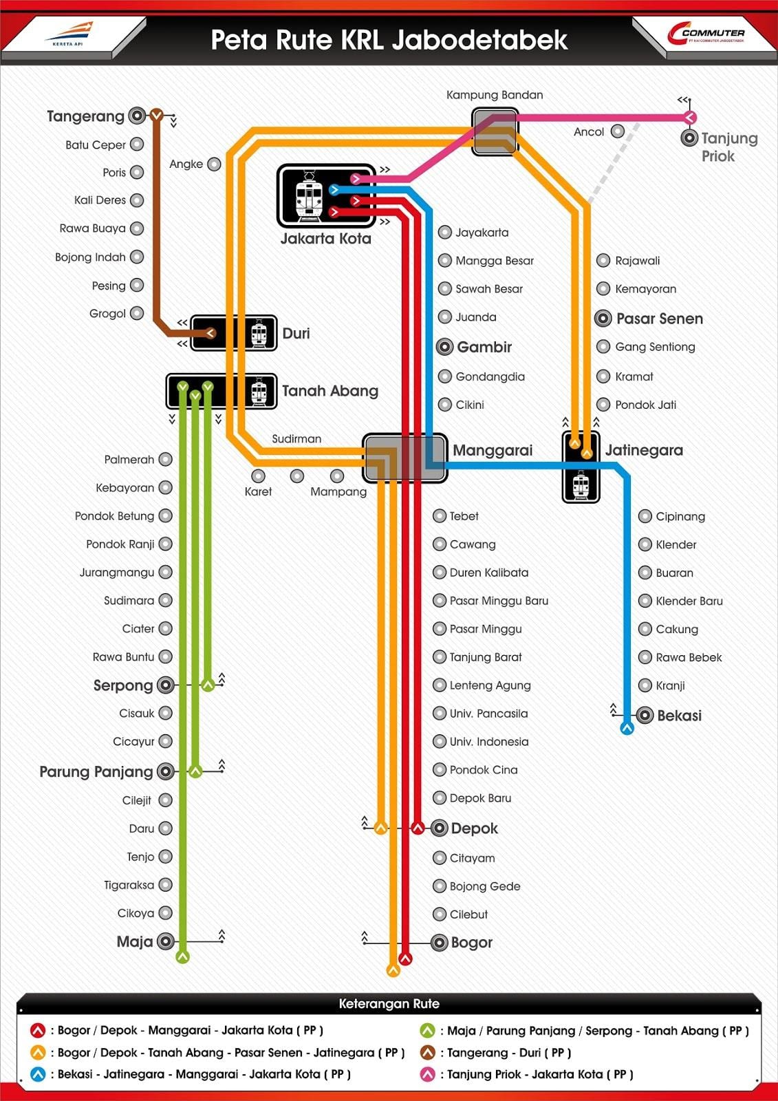 რუკა krl Jakarta