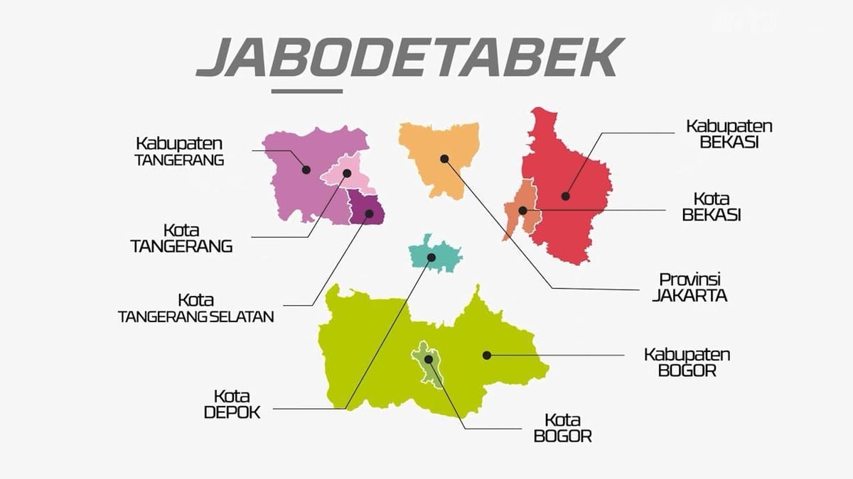 რუკა jabodetabek