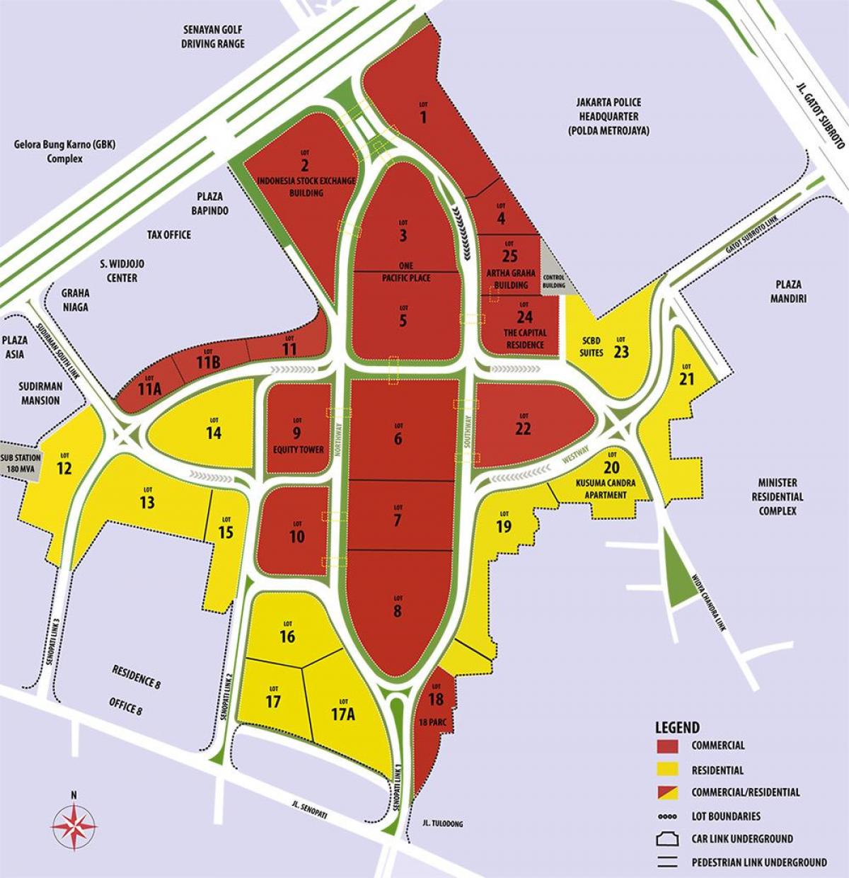 რუკა scbd Jakarta