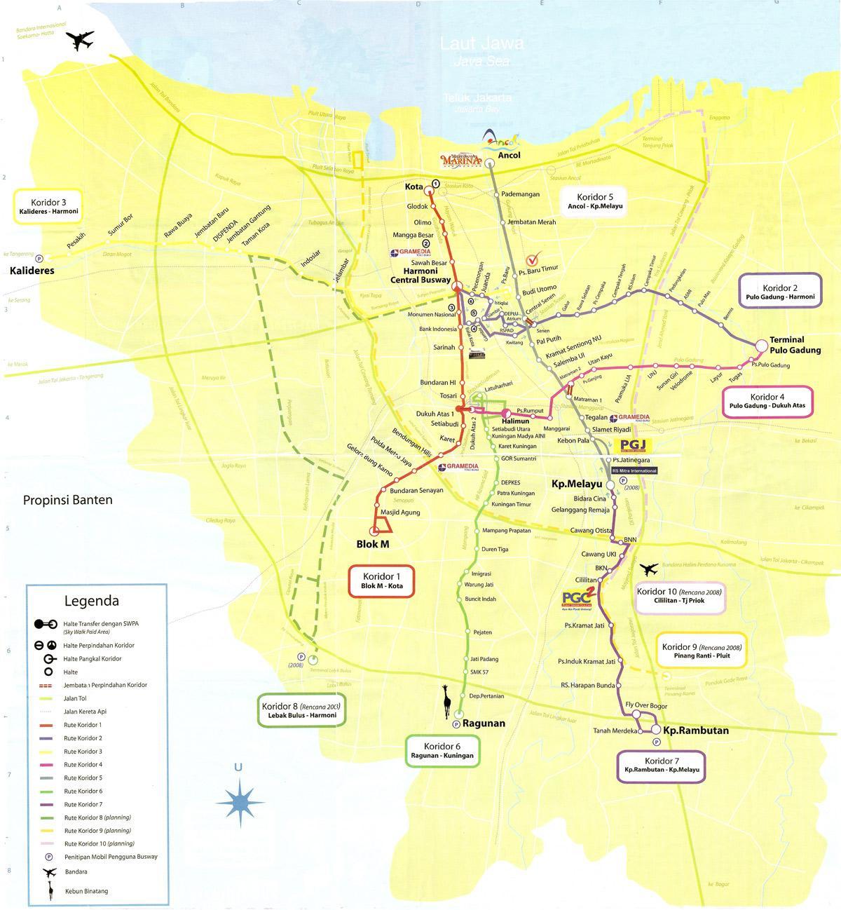 რუკა რუკა ancol Jakarta