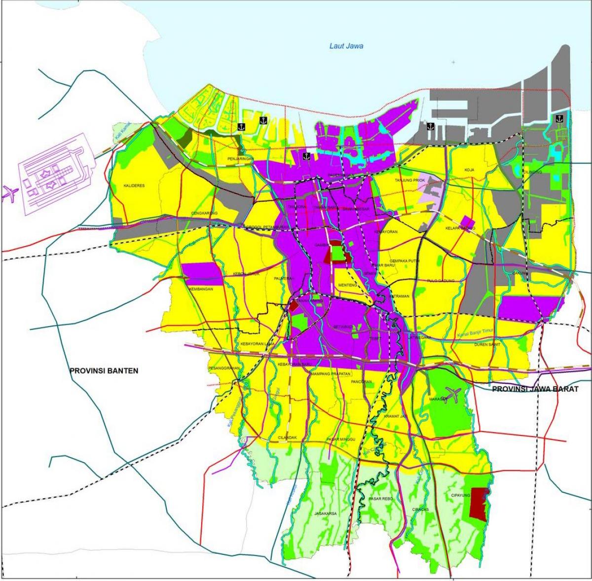 რუკა Jakarta cbd