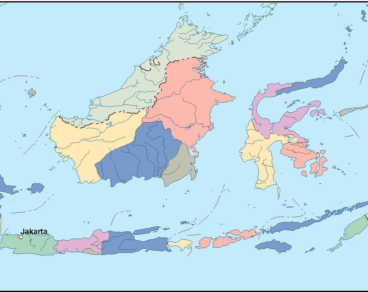 რუკა Jakarta ვექტორული რუკა