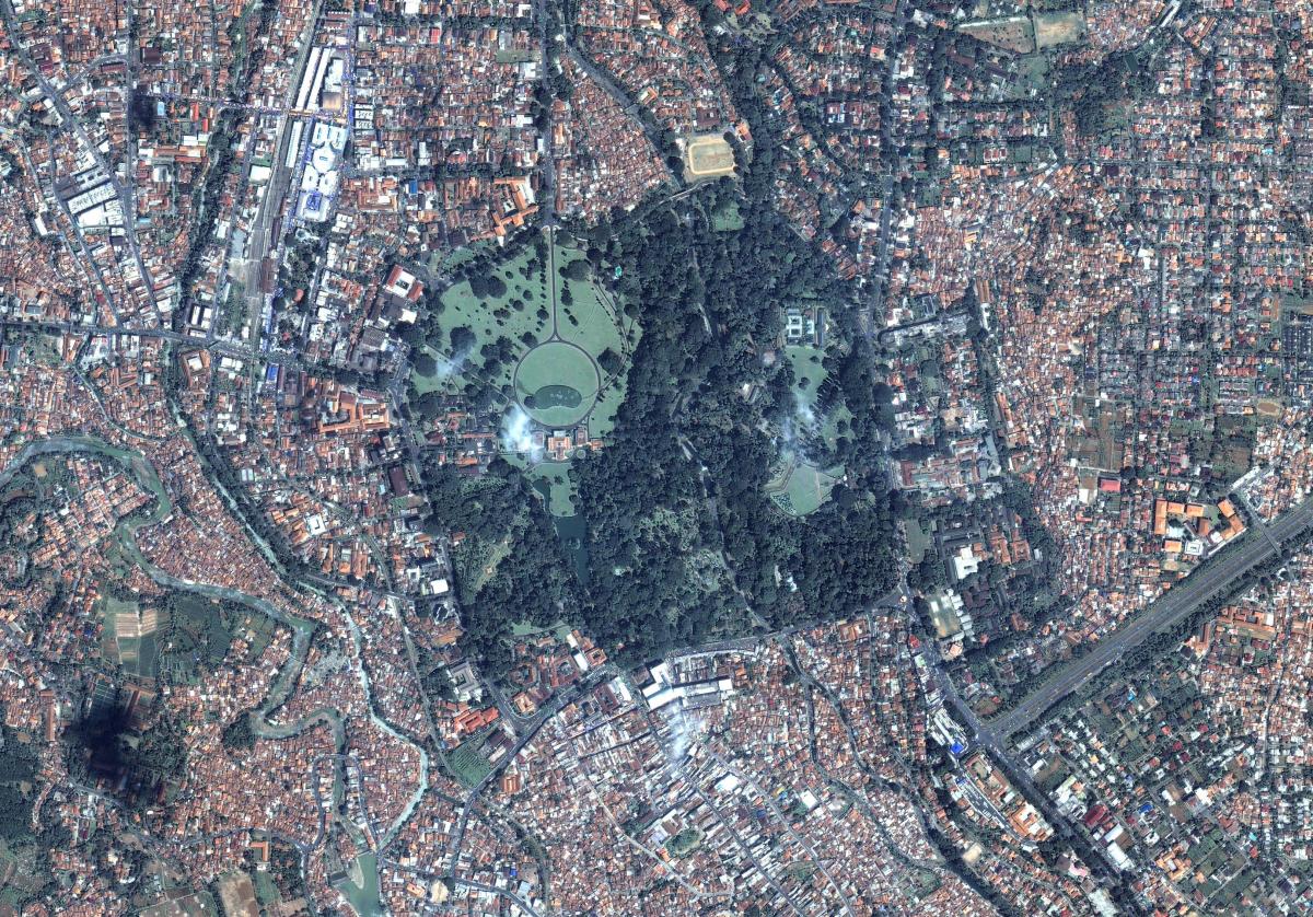 რუკა Jakarta სატელიტური