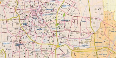 რუკა Jakarta ქუჩა