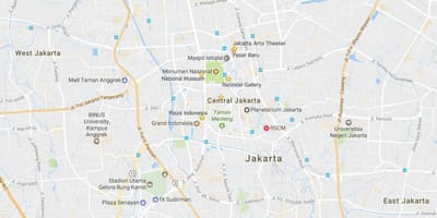 რუკა Jakarta chinatown