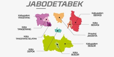რუკა jabodetabek