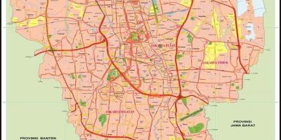 რუკა Jakarta ძველი ქალაქი